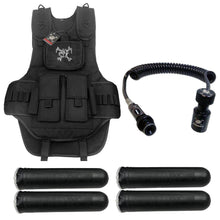 Maddog Tactical Vest with Pods & Standard Remote Coil Paintball Package - PaintballDeals.com