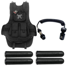 Maddog Tactical Vest with Pods & Standard Remote Coil Paintball Package - PaintballDeals.com