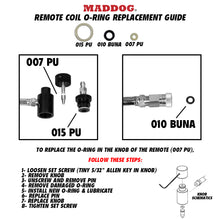 Maddog Quick Disconnect Paintball Tank Remote Coil - High Pressure Air (HPA) & CO2