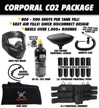 Maddog Tippmann 98 Custom Platinum Series Corporal CO2 Paintball Gun Marker Starter Package