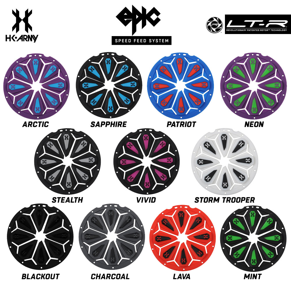 Dye LT-R Electronic Paintball Loader with HK Army Epic Speed Feed