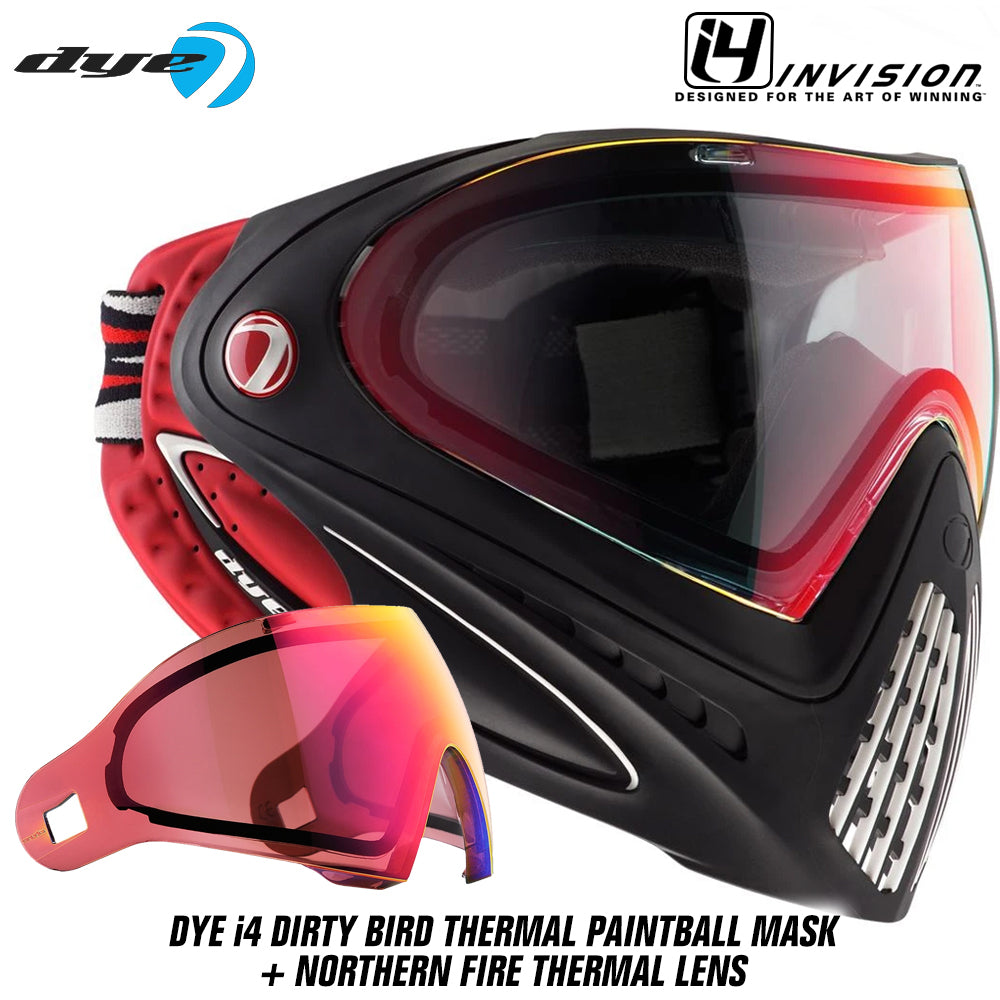 Dye I4 Thermal Paintball Mask Goggles + Thermal Lens Options