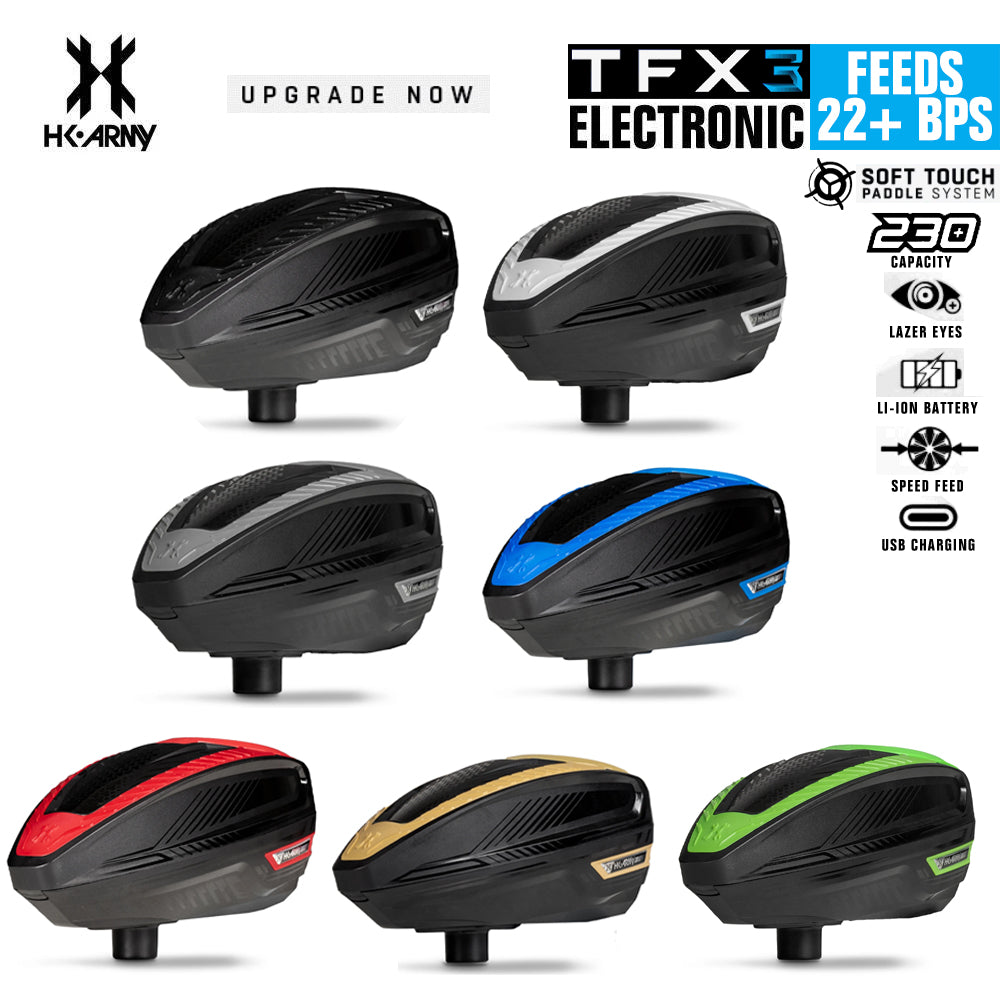 HK Army TFX 3.0 Electronic Paintball Loader - 22+ BPS