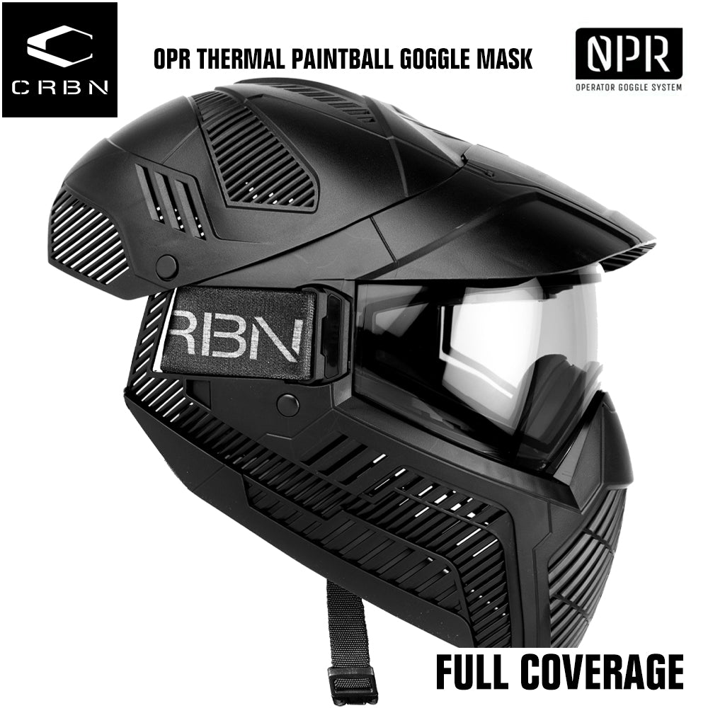 Carbon OPR Operator Thermal Paintball Goggles Mask