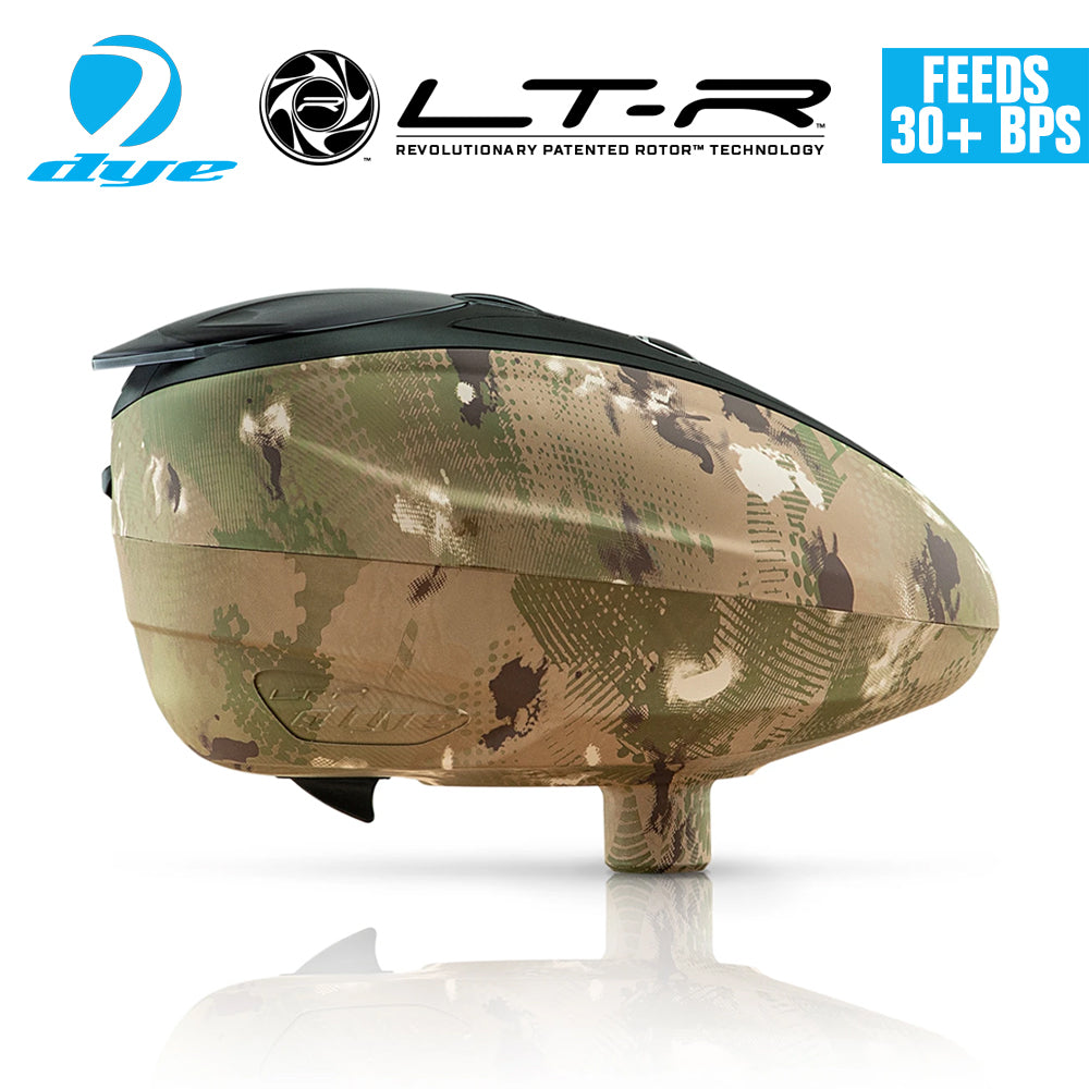 Dye LT-R Electronic Paintball Loader Hopper 30+ BPS - DYECAM