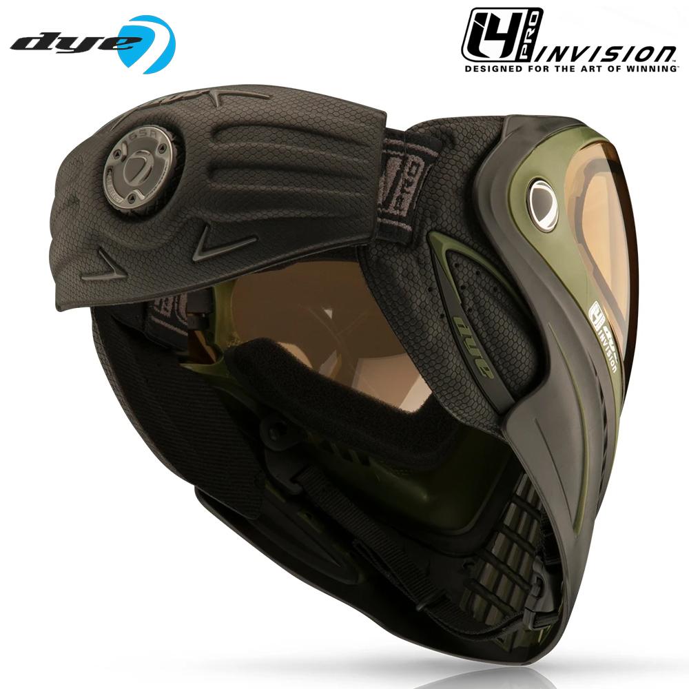 Dye I4 PRO Thermal Paintball Mask Goggles - SRGNT Black/Olive