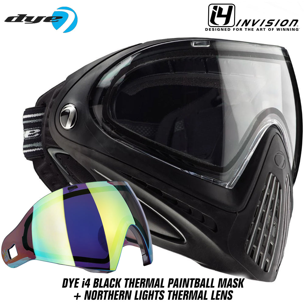 Dye I4 Thermal Paintball Goggles - Black