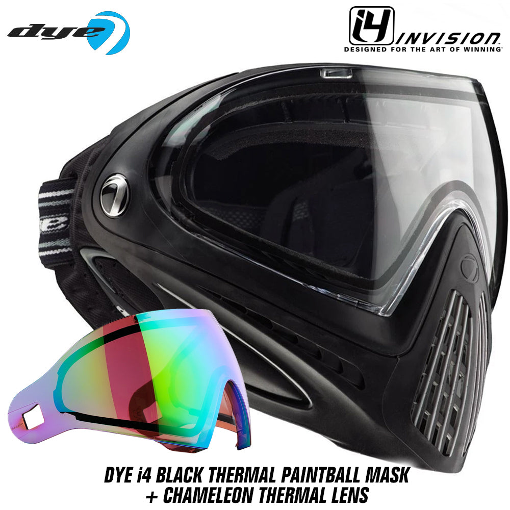 Dye I4 Thermal Paintball Goggles - Black