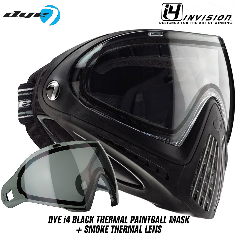 Dye I4 Thermal Paintball Mask Goggles + Thermal Lens Options