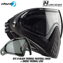 Dye I4 Thermal Paintball Goggles - Black