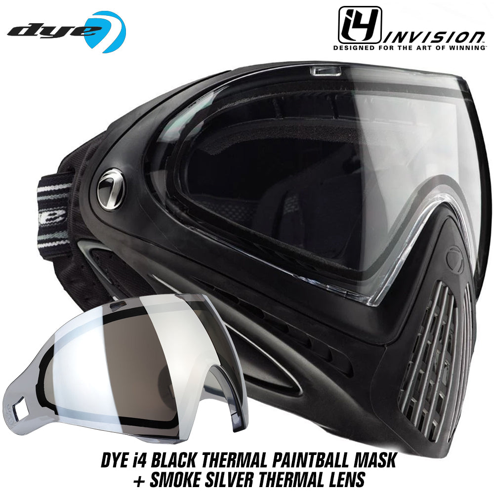 Dye I4 Thermal Paintball Goggles - Black