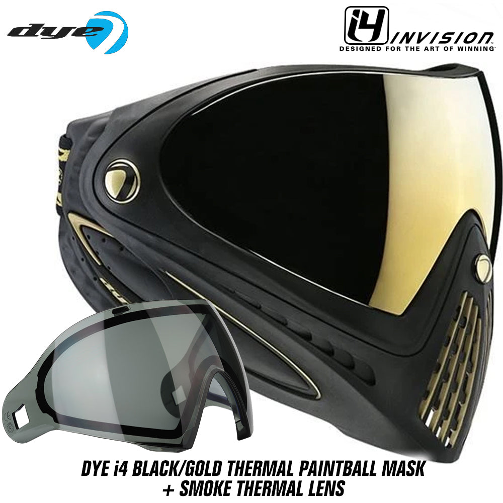 Dye I4 Thermal Paintball Mask Goggles + Thermal Lens Options