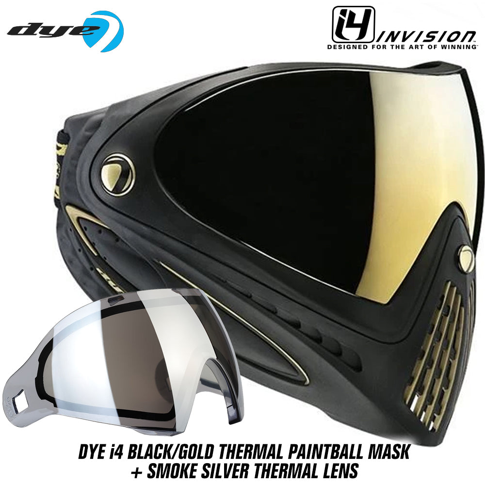 Dye I4 Thermal Paintball Mask Goggles + Thermal Lens Options