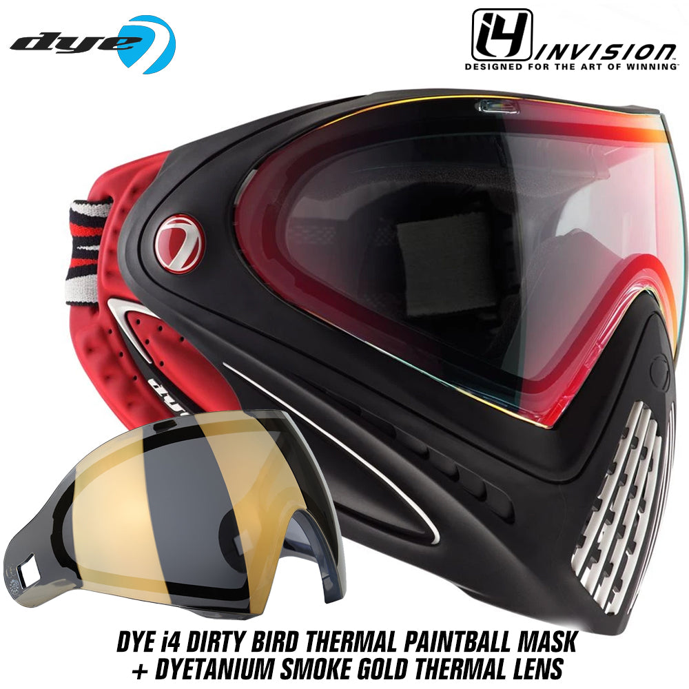 Dye I4 Thermal Paintball Mask Goggles + Thermal Lens Options