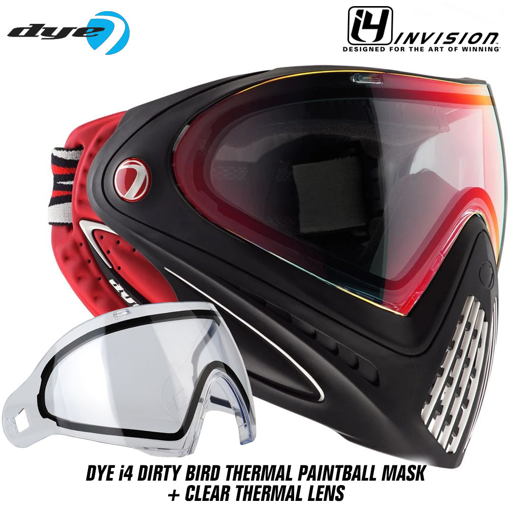 Dye I4 Thermal Paintball Mask Goggles + Thermal Lens Options