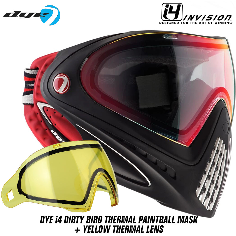 Dye I4 Thermal Paintball Mask Goggles + Thermal Lens Options