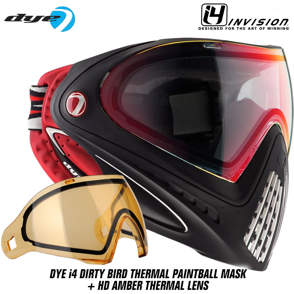 Dye I4 Thermal Paintball Mask Goggles + Thermal Lens Options
