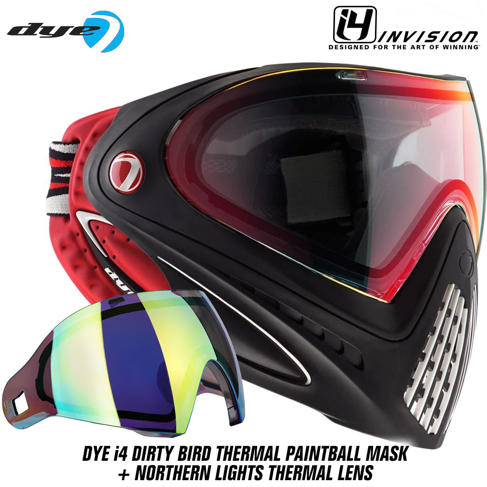 Dye I4 Thermal Paintball Mask Goggles + Thermal Lens Options