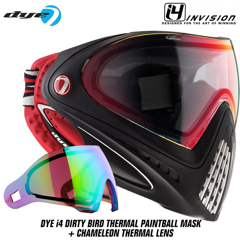 Dye I4 Thermal Paintball Mask Goggles + Thermal Lens Options
