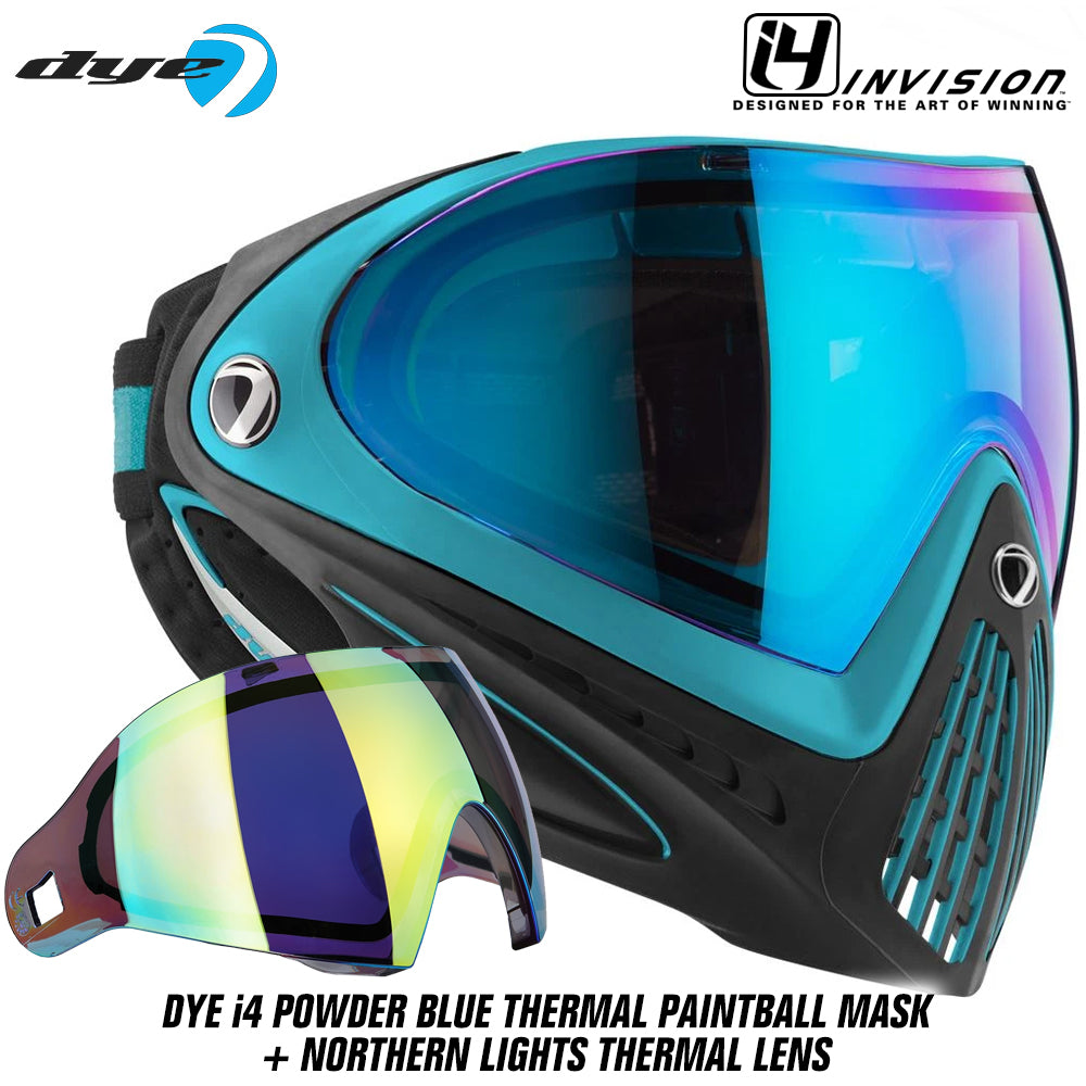 Dye I4 Thermal Paintball Mask Goggles + Thermal Lens Options