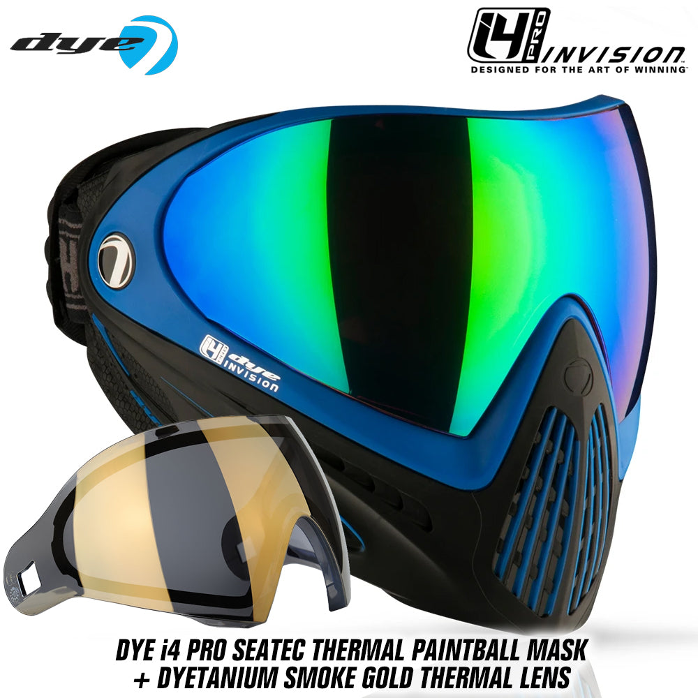 Dye I4 PRO Thermal Paintball Mask Goggles + Thermal Lens Options