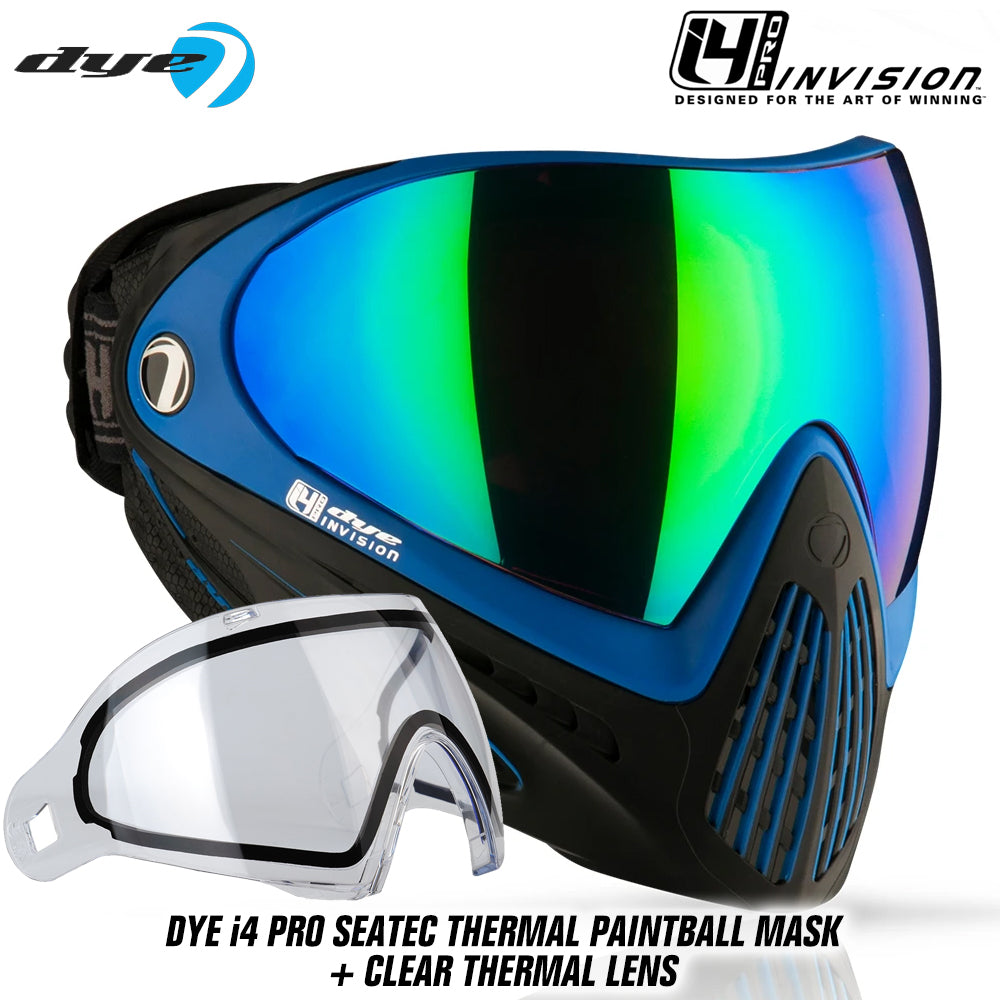 Dye I4 PRO Thermal Paintball Mask Goggles + Thermal Lens Options