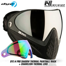 Dye I4 PRO Thermal Paintball Mask Goggles - Shadow Black/Grey