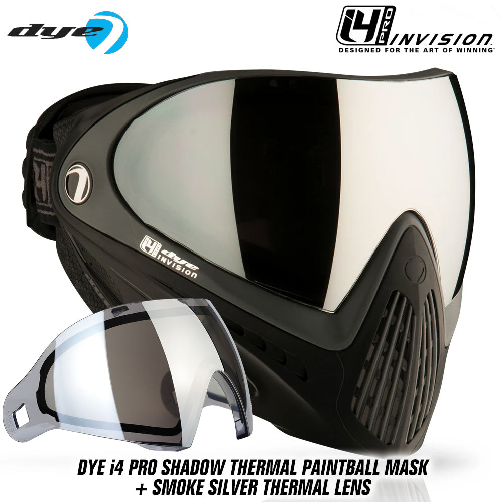 Dye I4 PRO Thermal Paintball Mask Goggles + Thermal Lens Options