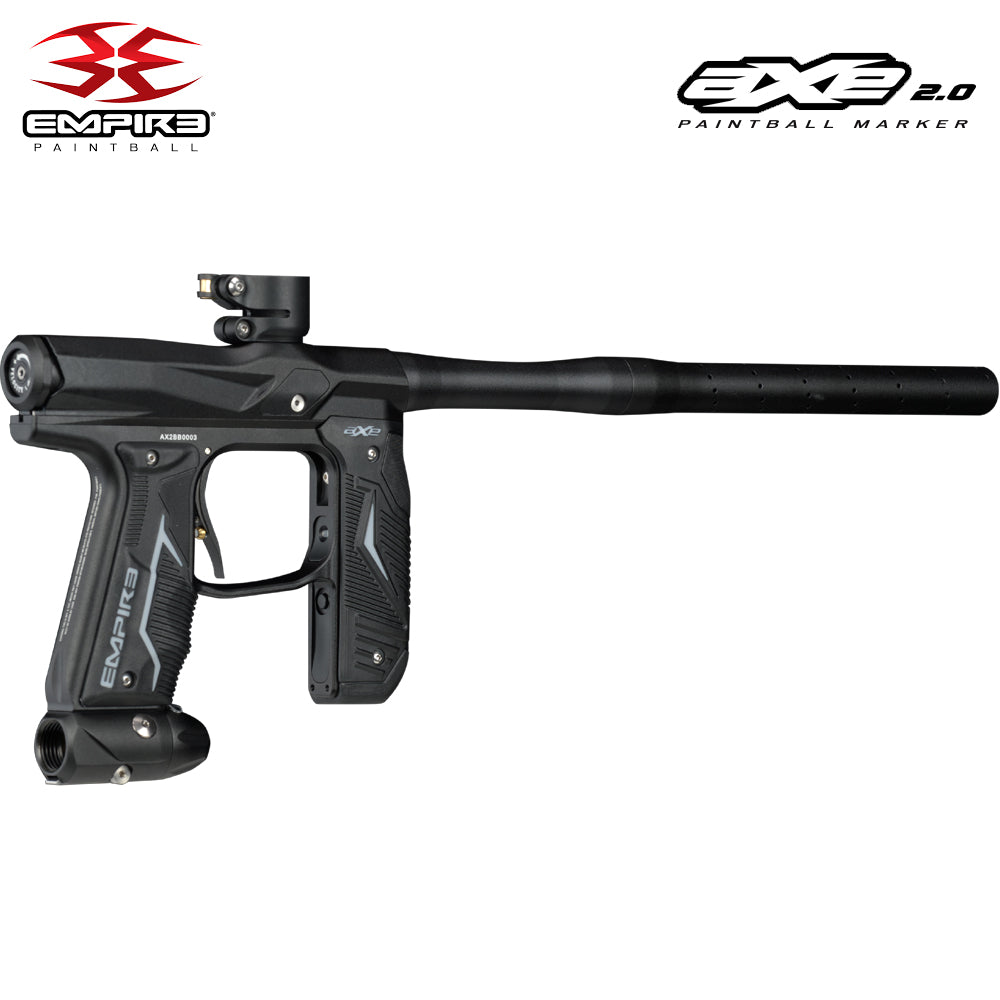 Empire Axe 2.0 Electronic Tournament Paintball Gun Marker - Full Auto - Dust Black