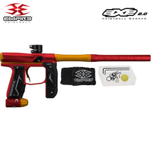 Empire Axe 2.0 Electronic Tournament Paintball Gun Marker - Full Auto - Dust Red / Dust Orange