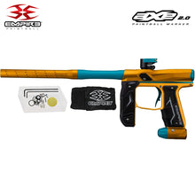 Empire Axe 2.0 Electronic Tournament Paintball Gun Marker - Full Auto- Dust Orange / Dust Aqua
