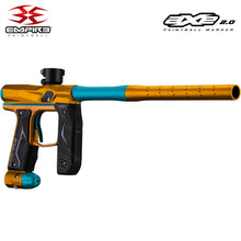 Empire Axe 2.0 Electronic Tournament Paintball Gun Marker - Full Auto- Dust Orange / Dust Aqua