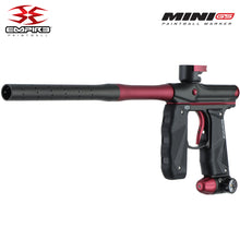 Empire Mini GS Electronic Paintball Gun .68 Caliber - Full Auto - Dust Black / Dust Red - 2pc Barrel