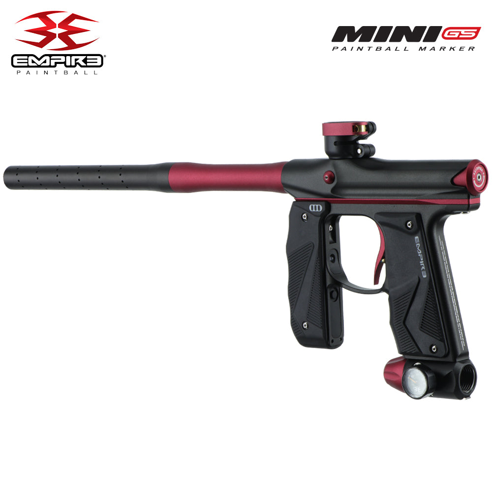 Empire Mini GS Full Auto Paintball Gun Marker w/ 48/3000 HPA Tank, Empire Halo Too Loader, HK Army HSTL Thermal Mask, 4-Pod Harness & (4) Pods Starter Package