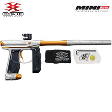 Empire Mini GS Electronic Paintball Gun .68 Caliber - Full Auto - Dust Silver / Dust Gold 2-pc Barrel