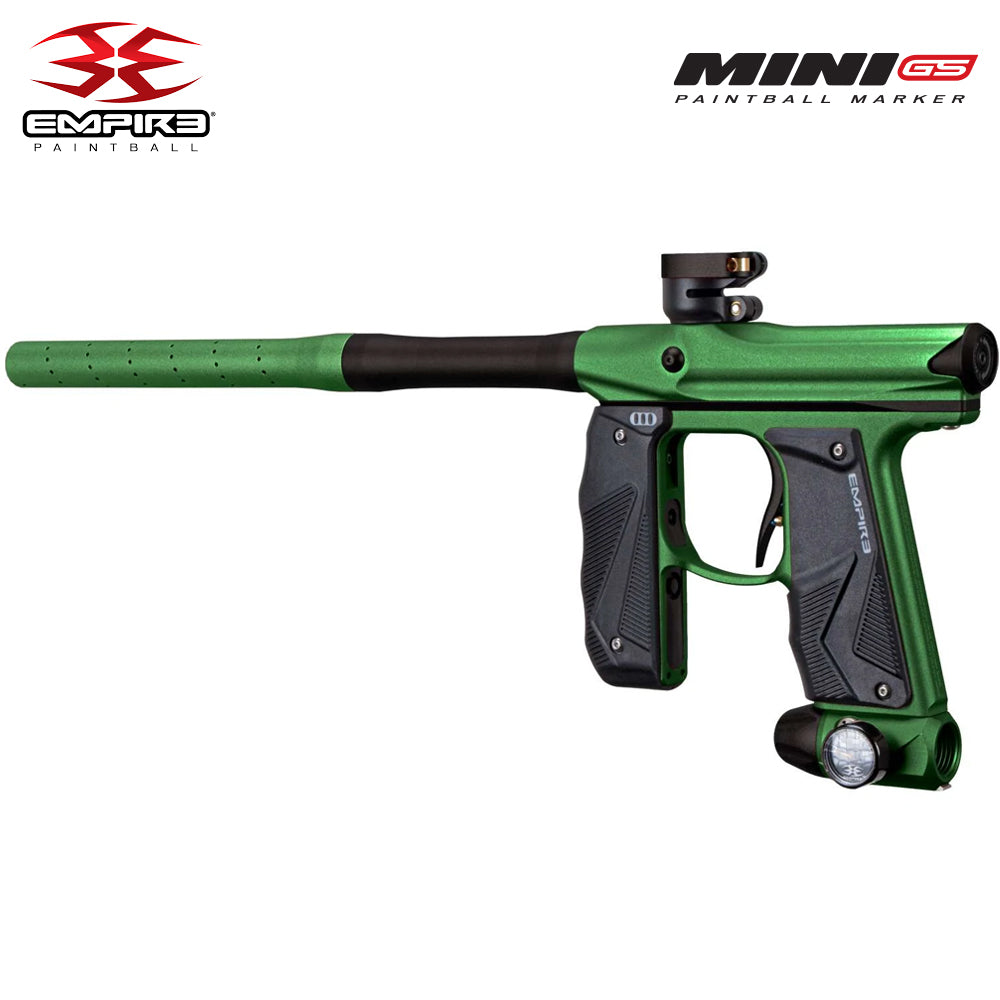 Empire Mini GS Electronic Full Auto Paintball Gun Starter Package w/ HK Army THERMAL HSTL Paintball Mask, 48/3000 Compressed Air HPA Paintball Tank, & Empire Halo Too Electronic Paintball Loader