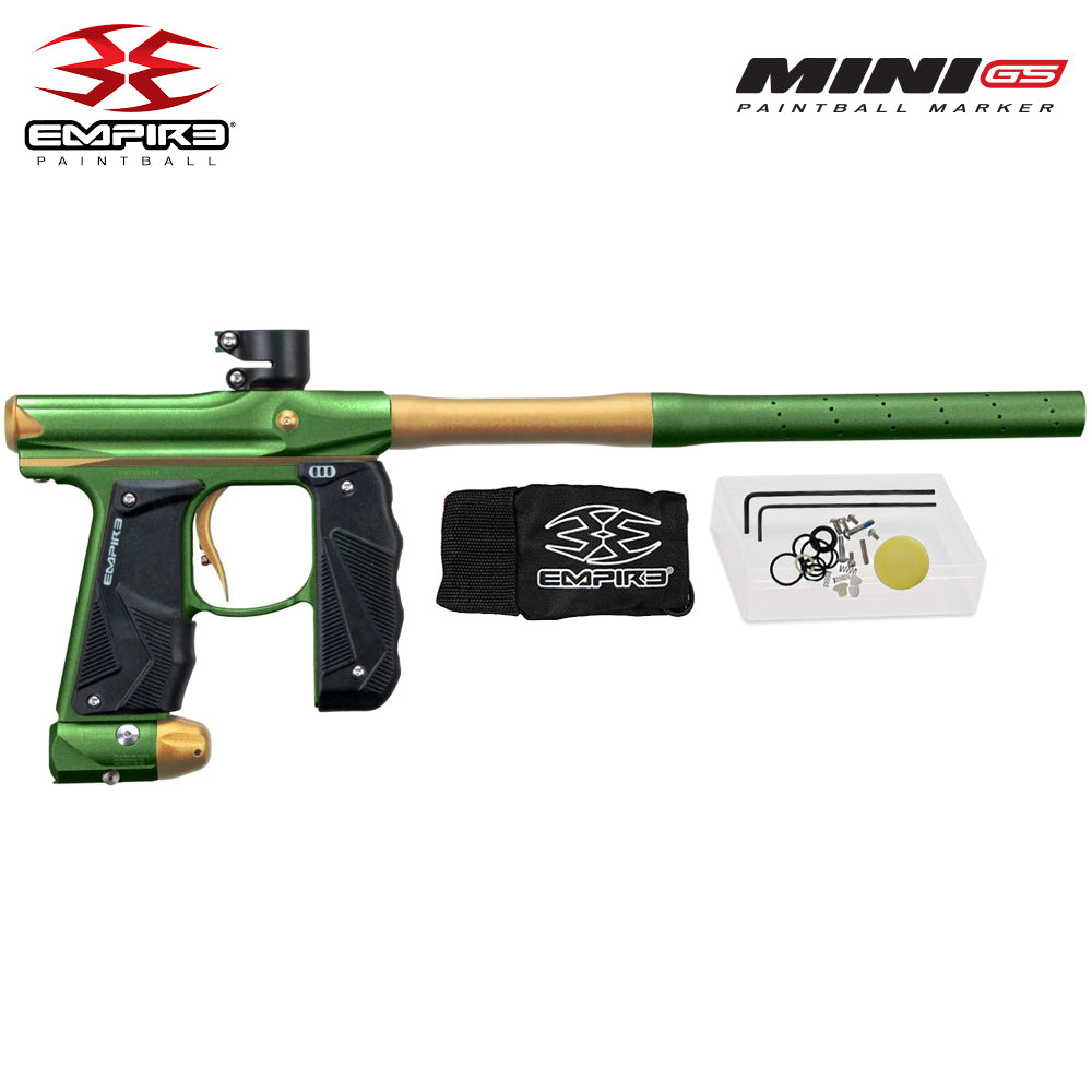 Empire Mini GS Full Auto Paintball Gun Marker w/ 48/3000 HPA Tank, Empire Halo Too Loader, HK Army HSTL Thermal Mask, 4-Pod Harness & (4) Pods Starter Package