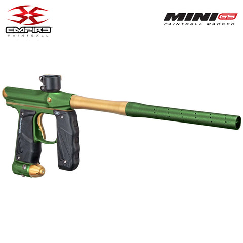 Empire Mini GS Electronic Paintball Gun .68 Caliber - Full Auto - Dust Olive / Dust Tan 2-pc Barrel