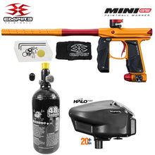 Empire Mini GS Paintball Gun Dust Black With Halo Too Electric Loader –  DoroSports