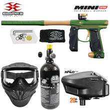 Empire Mini GS Electronic Full Auto Paintball Gun Starter Package w/ HK Army THERMAL HSTL Paintball Mask, 48/3000 Compressed Air HPA Paintball Tank, & Empire Halo Too Electronic Paintball Loader