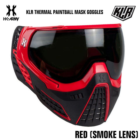 HK Army CTX Paintball Mask Goggle Strap Headpad - Red/Black, Goggles -   Canada