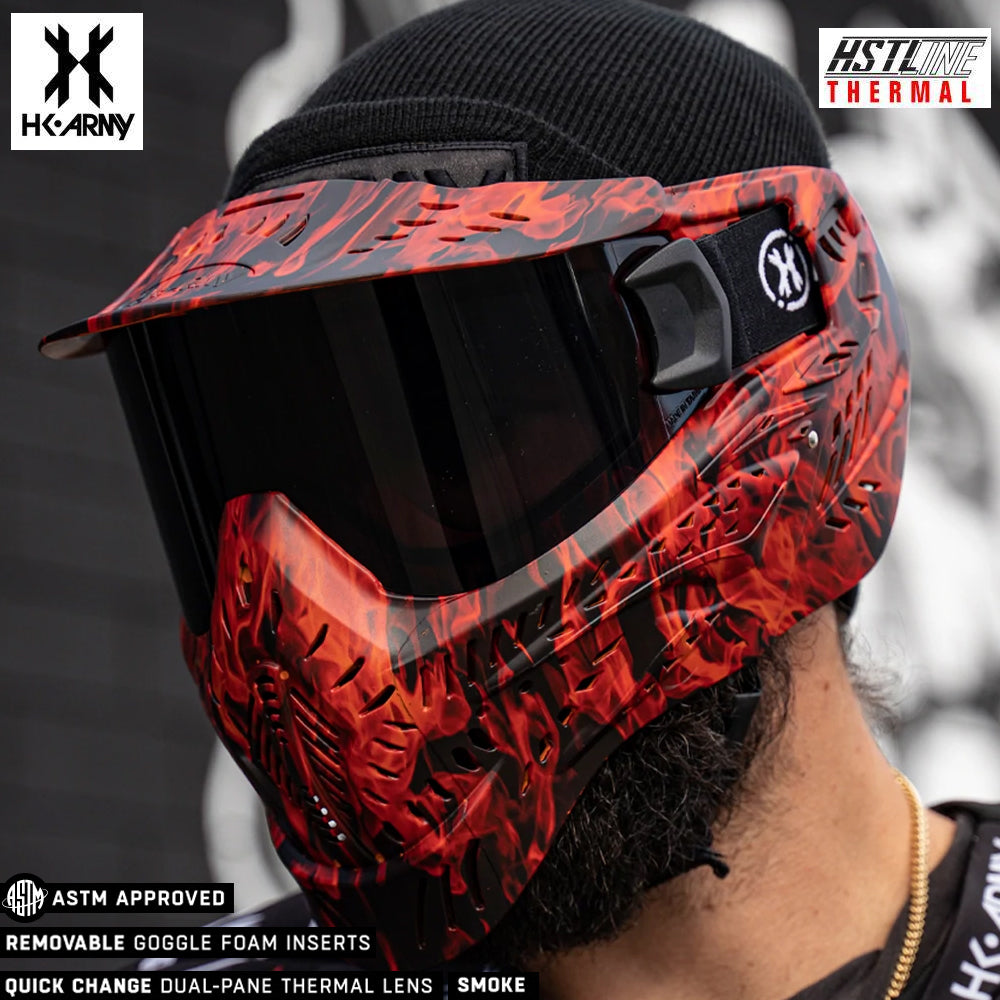 HK Army HSTL Goggle Paintball Airsoft Mask with Anti Fog Thermal Lens