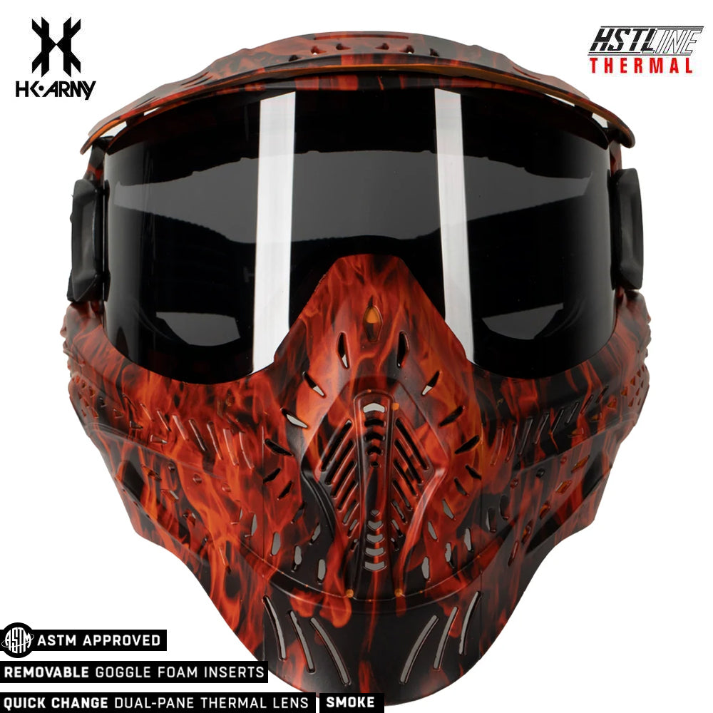 HK Army HSTL Goggle Paintball Airsoft Mask with Anti Fog Thermal Lens