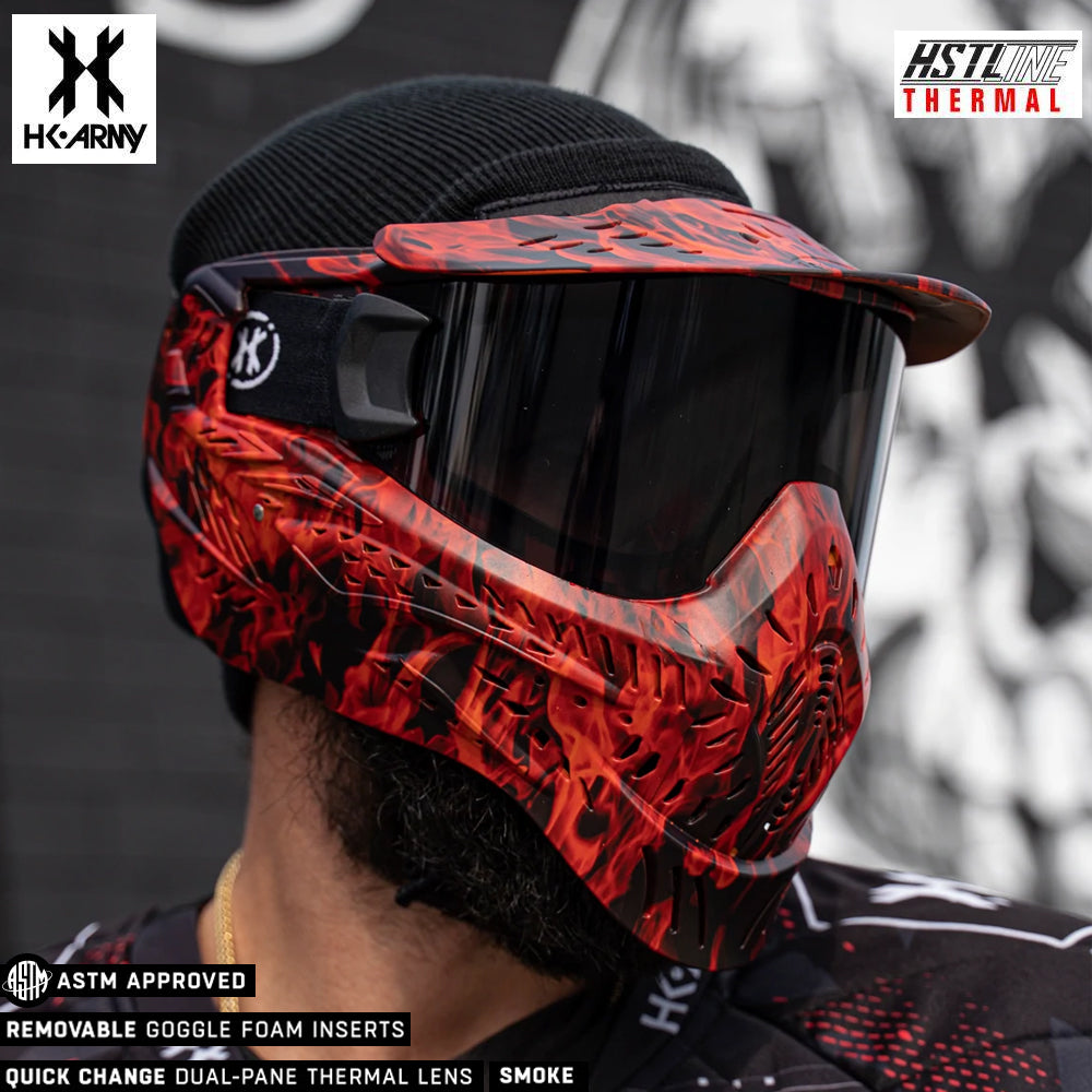 HK Army HSTL Goggle Paintball Airsoft Mask with Anti Fog Thermal Lens