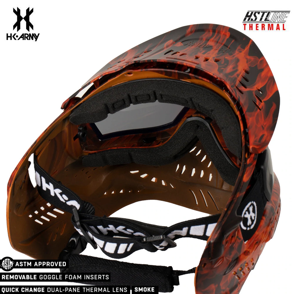 HK Army HSTL Goggle Paintball Airsoft Mask with Anti Fog Thermal Lens