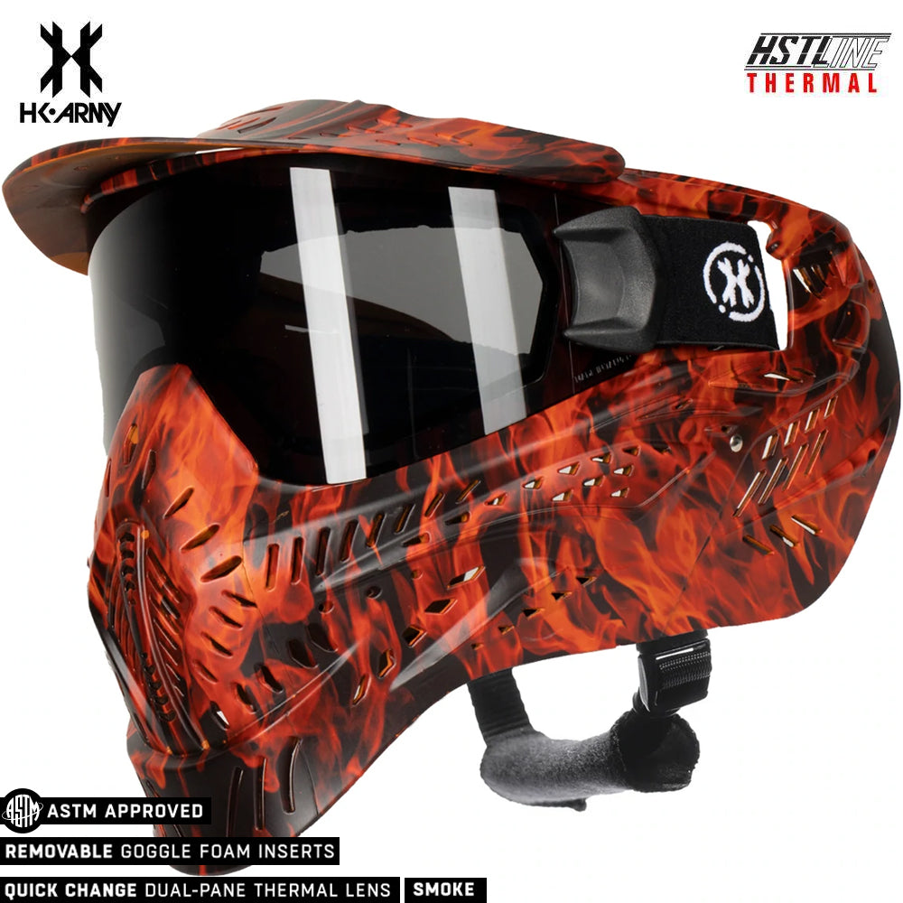 HK Army HSTL Goggle Paintball Airsoft Mask with Anti Fog Thermal Lens
