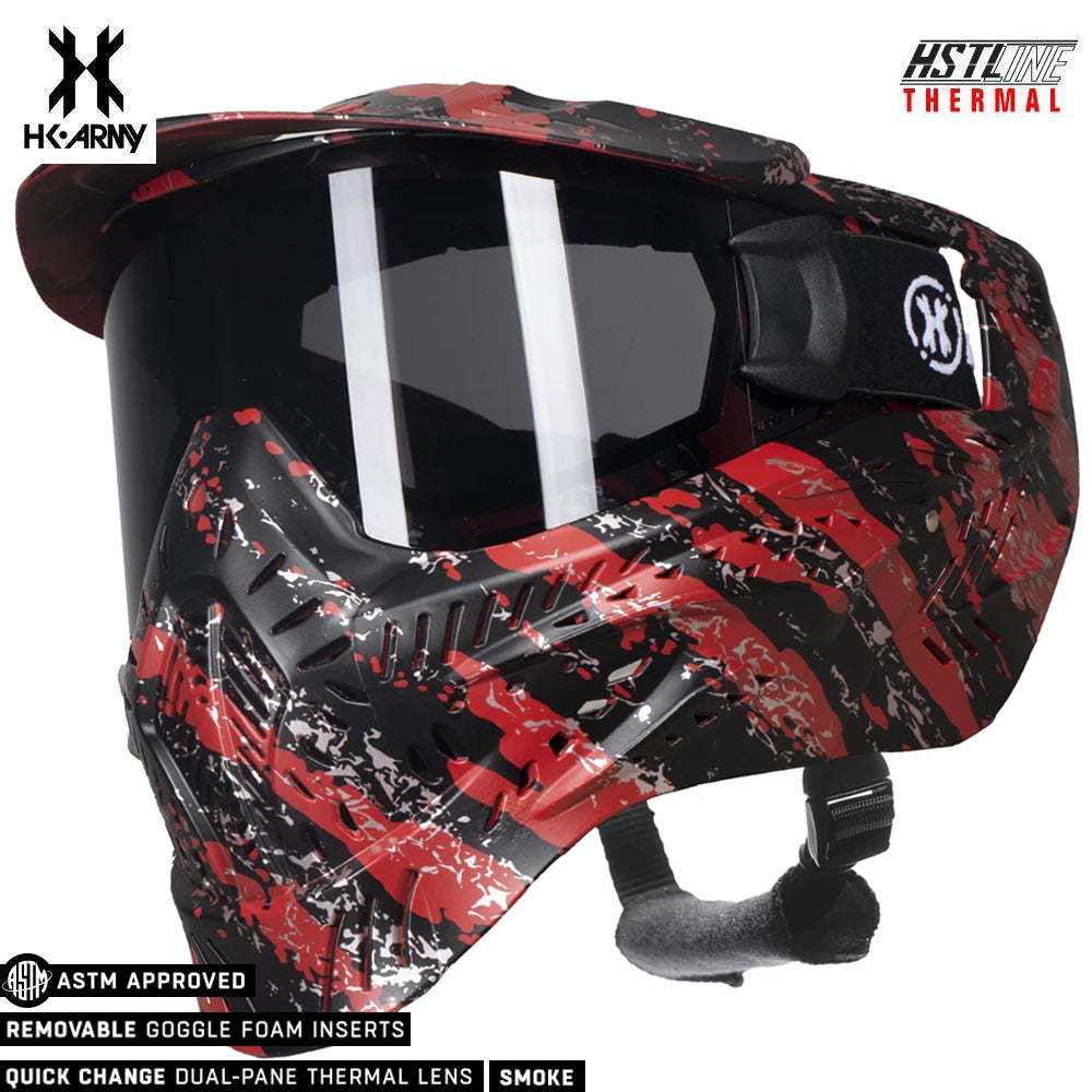 HK Army HSTL Goggle Paintball Airsoft Mask with Anti Fog Thermal Lens