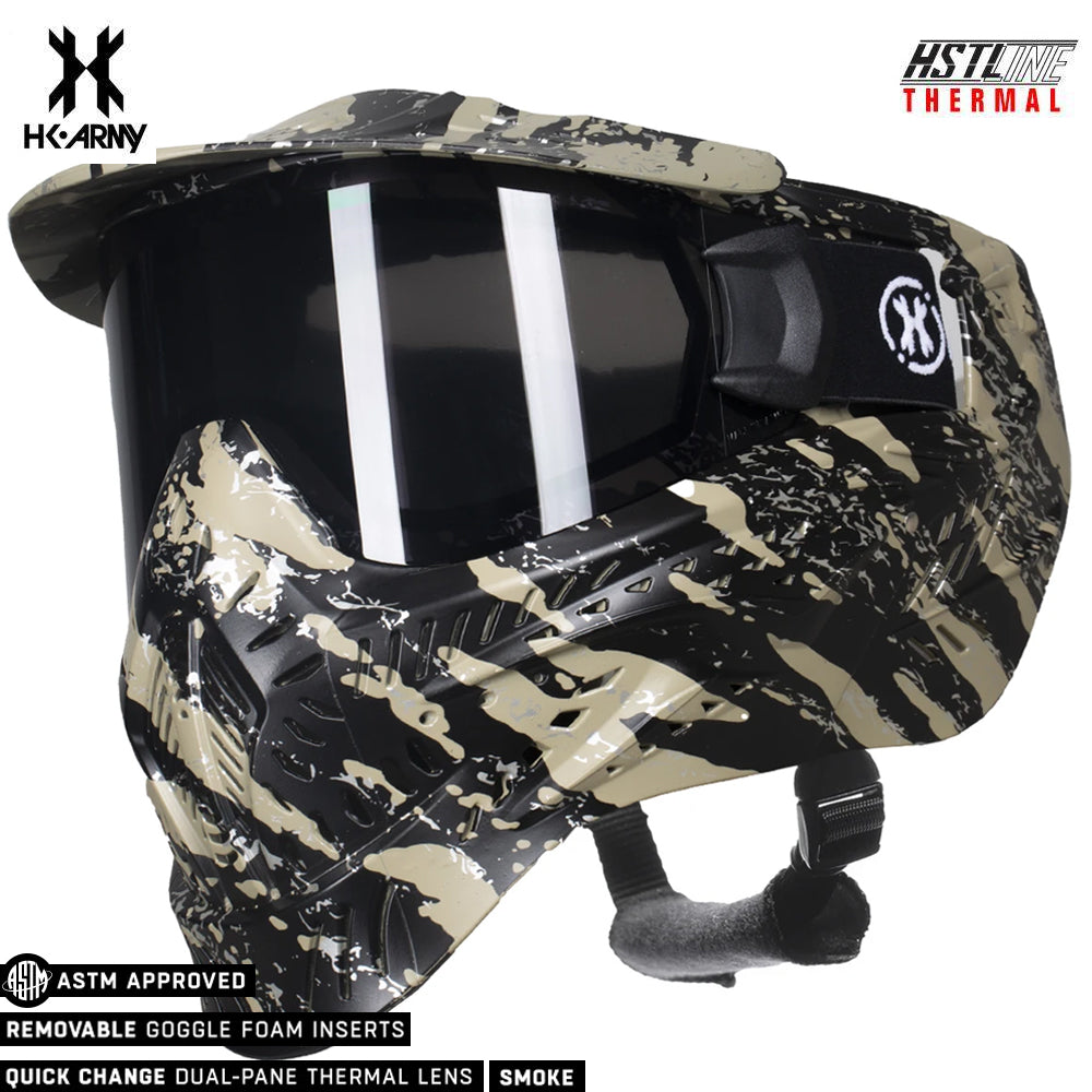 HK Army HSTL Goggle Paintball Airsoft Mask with Anti Fog Thermal Lens