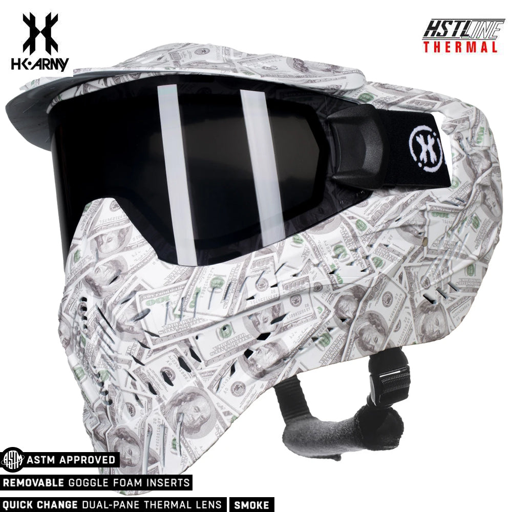 HK Army HSTL Goggle Paintball Airsoft Mask with Anti Fog Thermal Lens