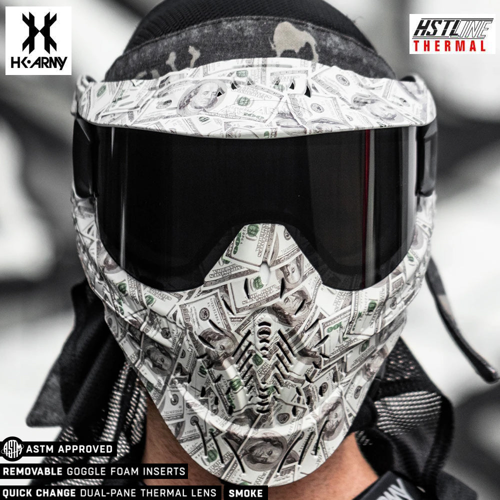 HK Army HSTL Goggle Paintball Airsoft Mask with Anti Fog Thermal Lens